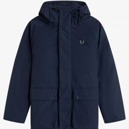 Fred Perry Wattierte Reißverschlussjacke J8519  738 DARK AIRFORCE  SCHWARZGRAU